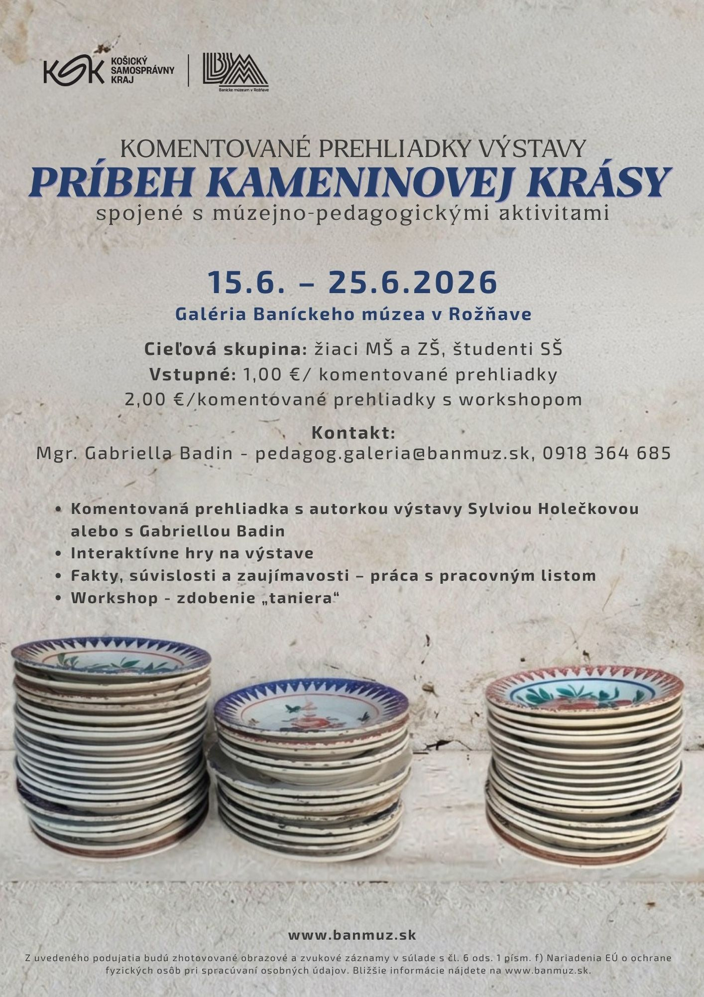 výstava kameniny